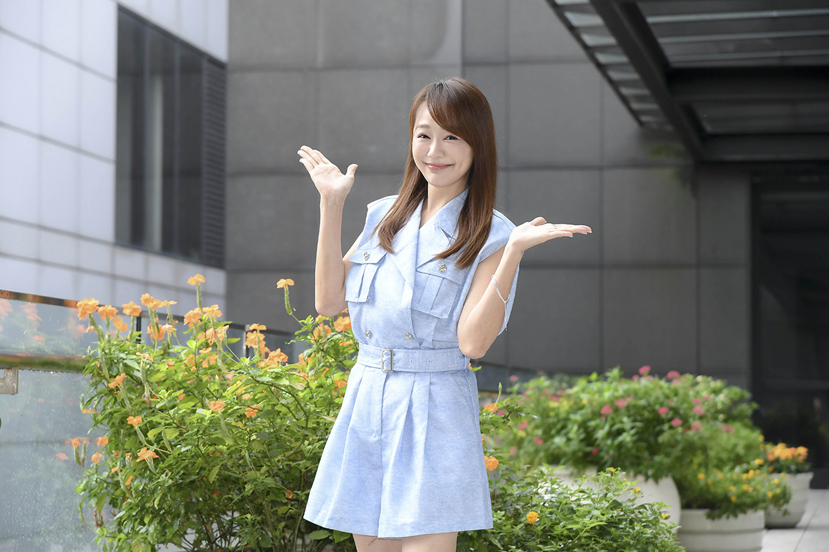 【車勢星聞】茵芙與過去在三立演出的角色有很大反差。(三立電視提供)
