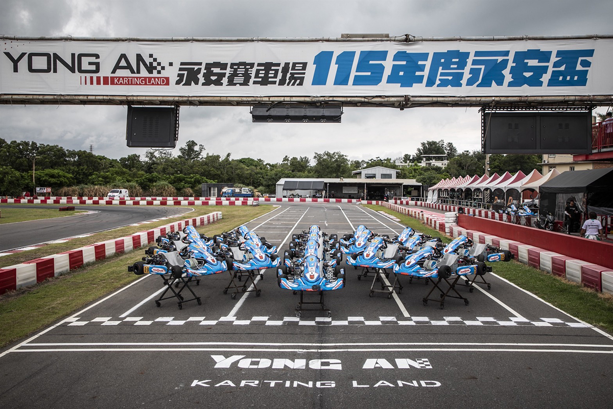 Tillotson T4 為全球統一規格的四行程競技卡丁車，採用 Tillotson 專屬競技車架，並搭載符合競技規格的車身與煞車系統。（圖：永安卡丁車場提供）