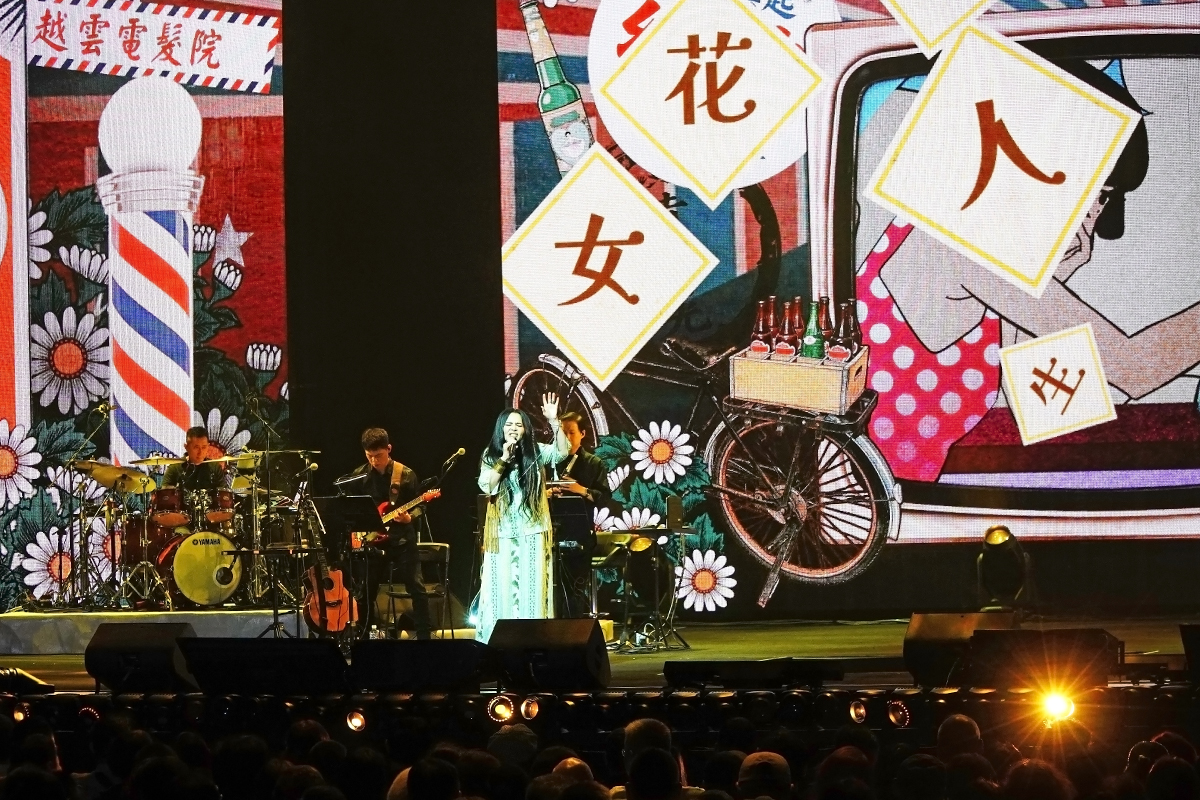 【車勢星聞】影音／潘越雲登北流開唱，全原唱曲目打造「潘氏時光寶藏歌單」。（圖：車勢星聞）