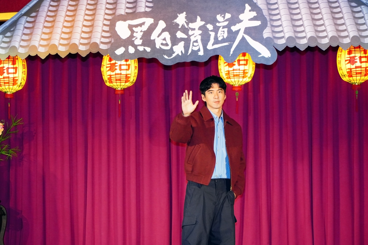 【車勢星聞】影音／Netflix全新影集《黑白清道夫》主要演員傅孟柏。（圖：車勢星聞）