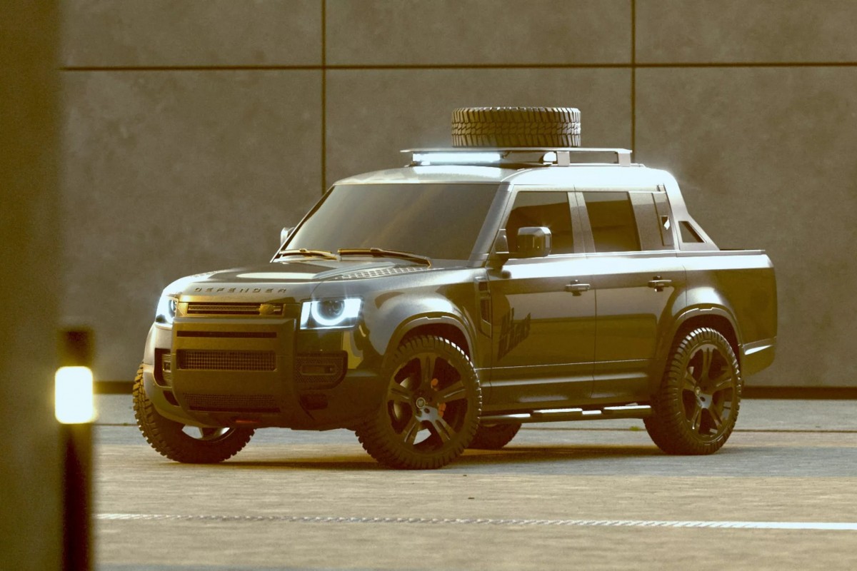 之前Heritage Customs與Urban Widetrack分別推出Defender皮卡車型。