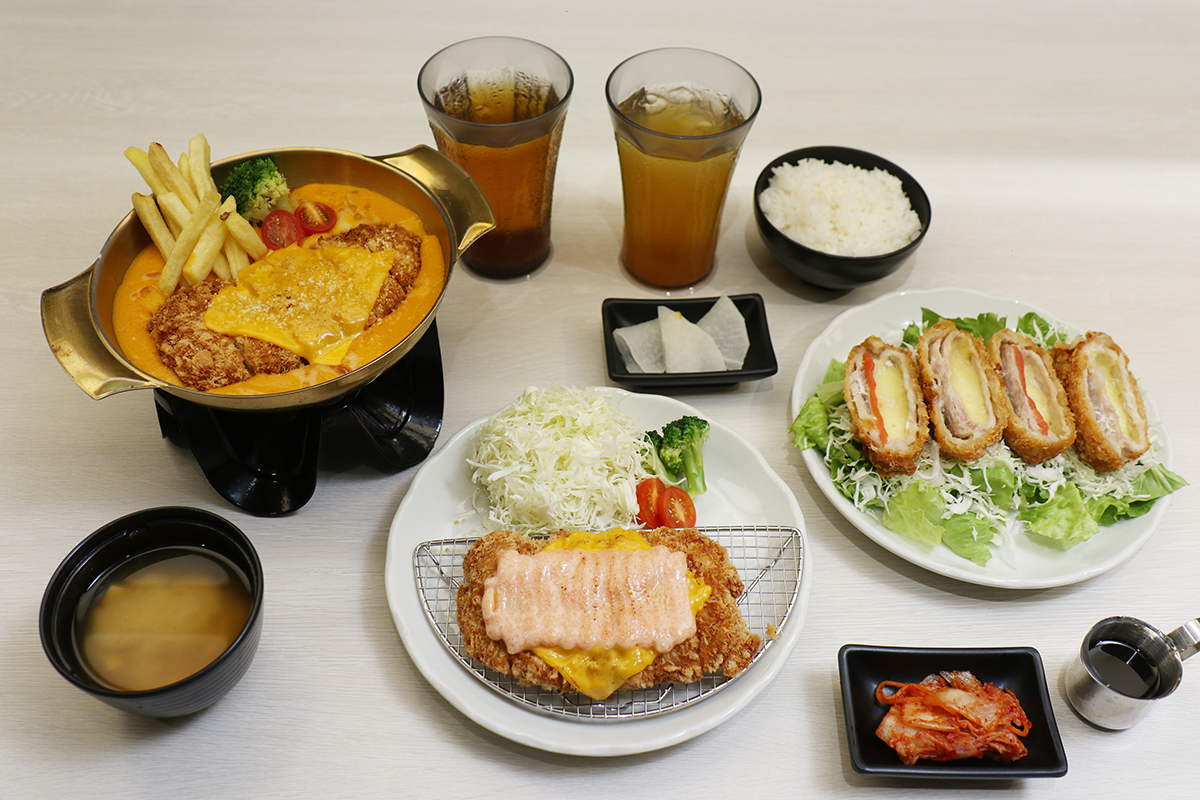 定食8招牌豬排風味再進化，推出三款期間限定起士豬排。（示意圖）