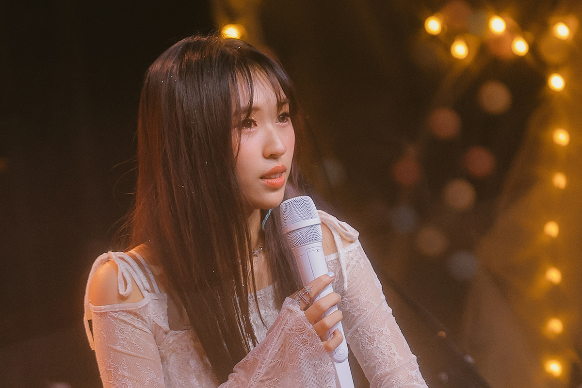【車勢星聞】劉芯妤舉辦20歲生日見面會，首度自創曲〈20Hz的呼吸〉。（圖：天芯音樂提供） 