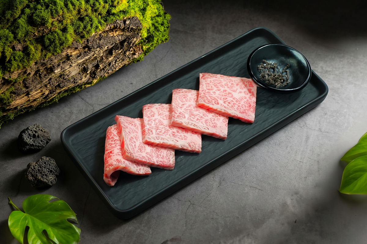 森森燒肉A5和牛蕾絲厚燒。（示意圖：品牌提供）