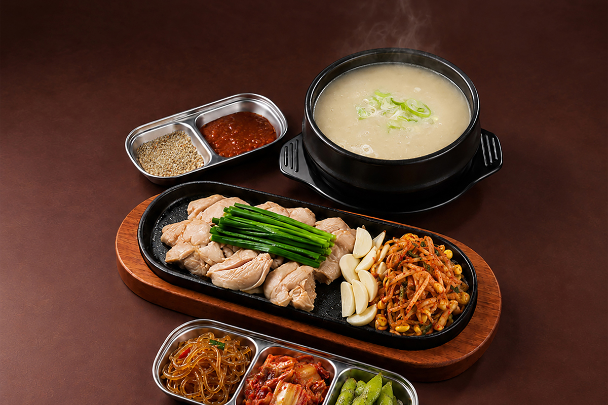 八色烤肉mini推出期間限定「江原道雞湯飯」打造道地韓式暖胃風味 。（示意圖：品牌提供）