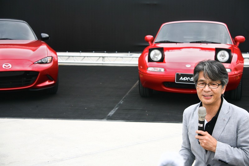 MX-5主查山本修弘也親臨現場解說新車的設計理念與思維。