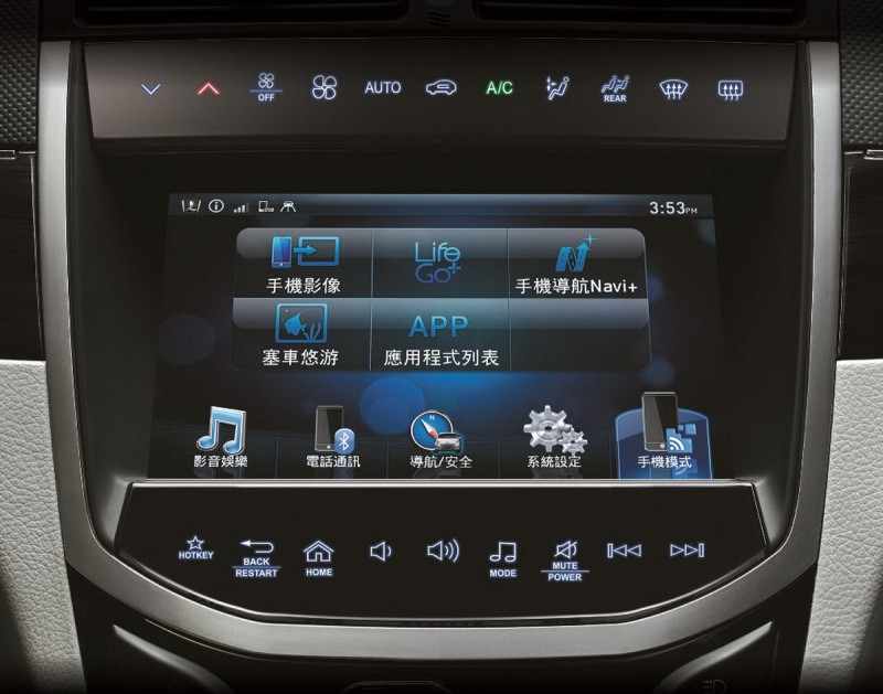 Think+ Touch只要與智慧型手機連結後,車載螢幕立刻化身為平板電腦