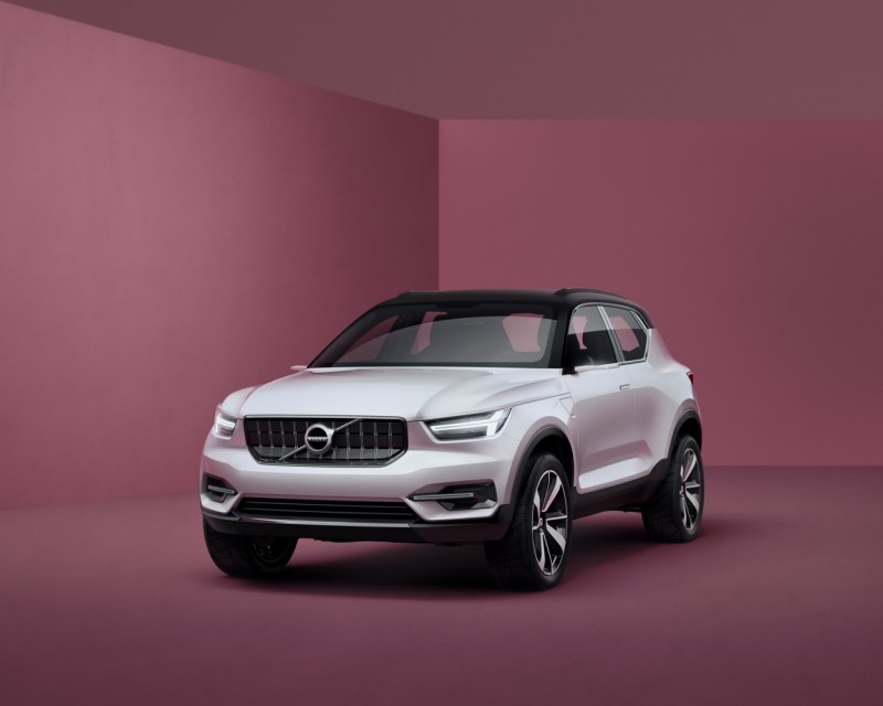 VOLVO Concept 40.1或可稱為XC40,一副具體而微的SUV模樣,對著X1、GLA、Q3來勢洶洶