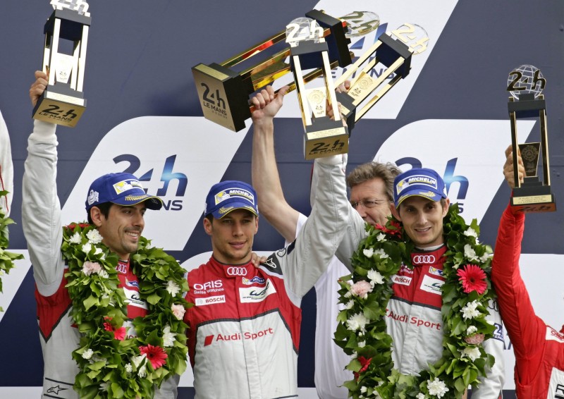 Audi Sport Team Joest廠隊最終以第三、四名佳績完賽,第18次站上Le Mans頒獎台!