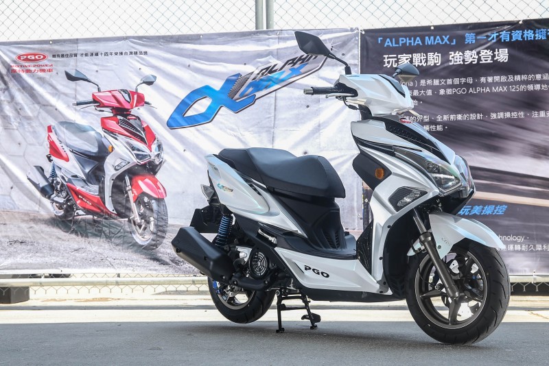 ALPHA MAX 125造型極富運動感,肌肉線條立體明顯。