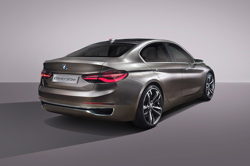 這是2015年廣州車展所發表的Compact Sedan Concept,基本上,就是如今1 Series Sedan的雛形。