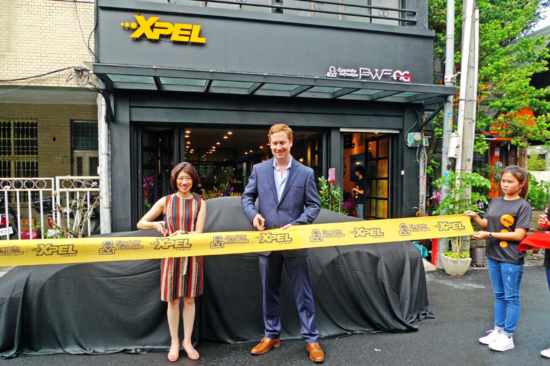 XPEL台灣新總部開幕,總裁Ryan Pape特地來台參與剪綵。