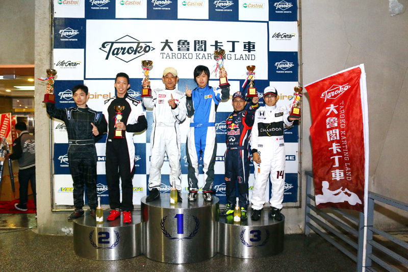 N35二小時耐久賽前三名分別是「ISK RAGAZZO」、「TEAM DREAMER」與「DMG MORI by ISK」
