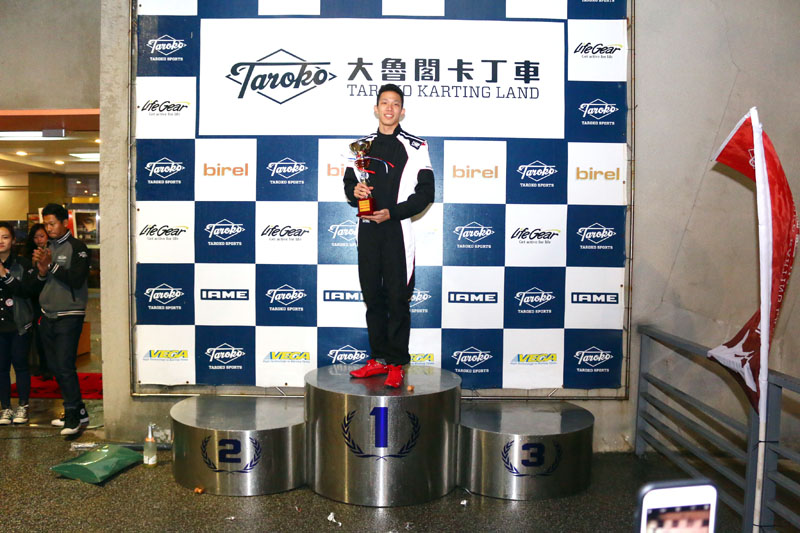 IAME 100計時體驗賽跑出最佳成績的是劉蔚軒。