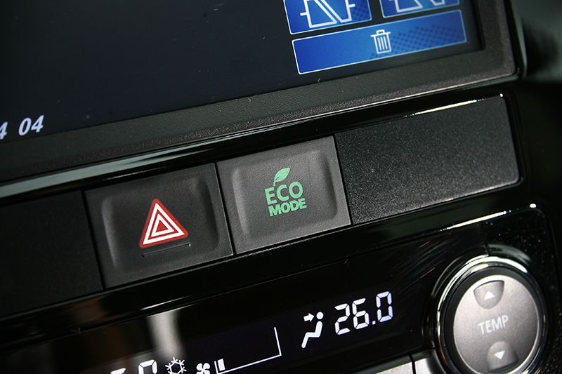 ECO 模式是想要節能駕馭時的好幫手。