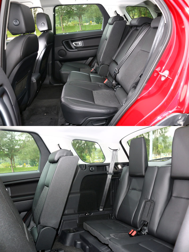 Discovery Sport 2.0 Si4 S仍配置七人座設定,第二排座位有完整的調整功能,第三排座位則僅適合短程乘坐。