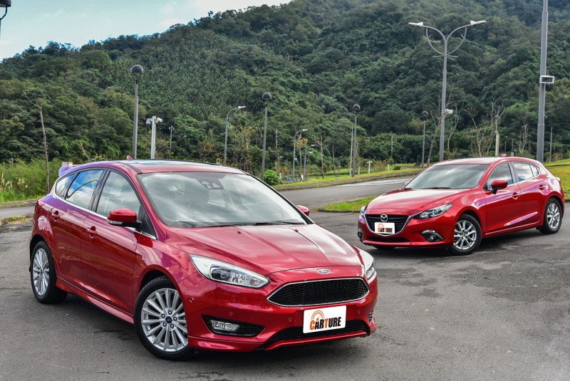 Focus導入Kinetic Design 2.0動能設計美學,Mazda3也有KODO魂動美學發揮,兩者於設計面各有擅場。