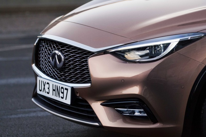 INFINITI Q30 17年式全新登場 新世界 我作主,成功挑戰設計框架,重新建立車格定義標準,成就出自我風格濃烈的「跨界跑旅」。