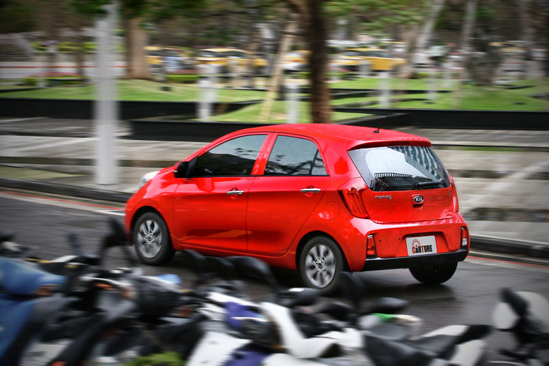 Kia Morning是近期我試過的車中,在車裡笑得最開懷的一台。