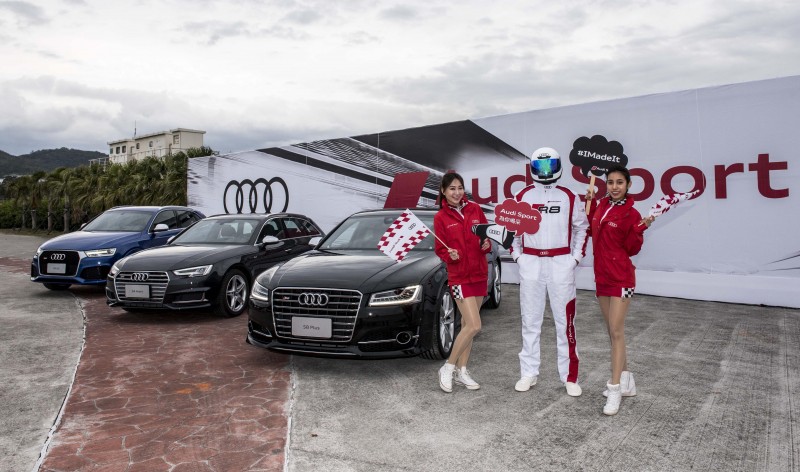 終點站更是以充滿賽車氛圍的設計呈現Audi Sport精神,為跑者帶來不一樣的馬拉松體驗!