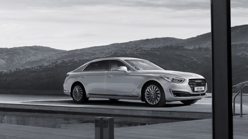 G90就是直指A8、7-Series與S-Class等豪華大型房車而來,宣示品牌實力意義即為濃厚。