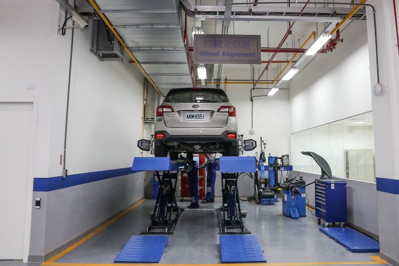 Subaru台灣意美汽車與日本專業汽車整備公司-TC Zero合作,於中壢新總部斥資設立VDC新車整備中心,以下為整備中心各功能專區展示。