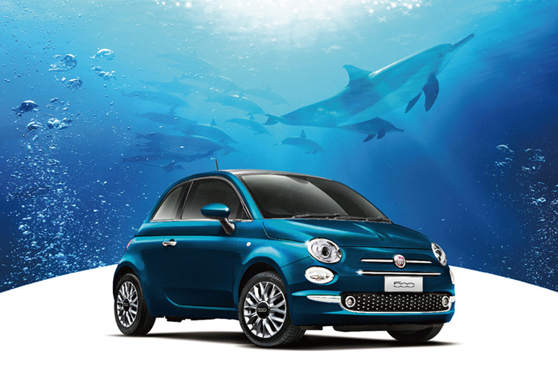 藍藍的大海，Fiat 500 MareBlu特仕車日本限量上市！