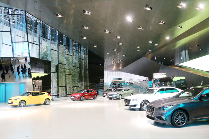 在形象館中展出了包括商車在內的Hyundai全車系重要產品。