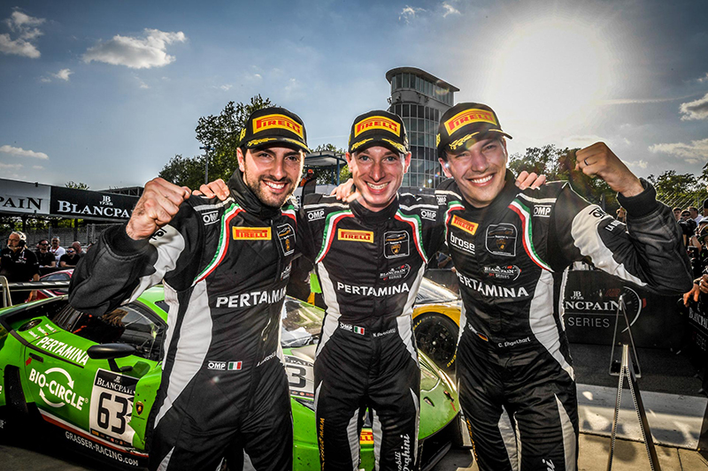 Grasser Racing Team車手陣容由Mirko Bortolotti、Christian Engelhart以及新成員Andrea Caldarelli擔當。