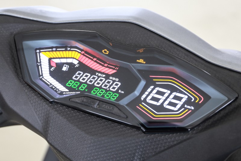 125車型也同樣為液晶儀表設計。