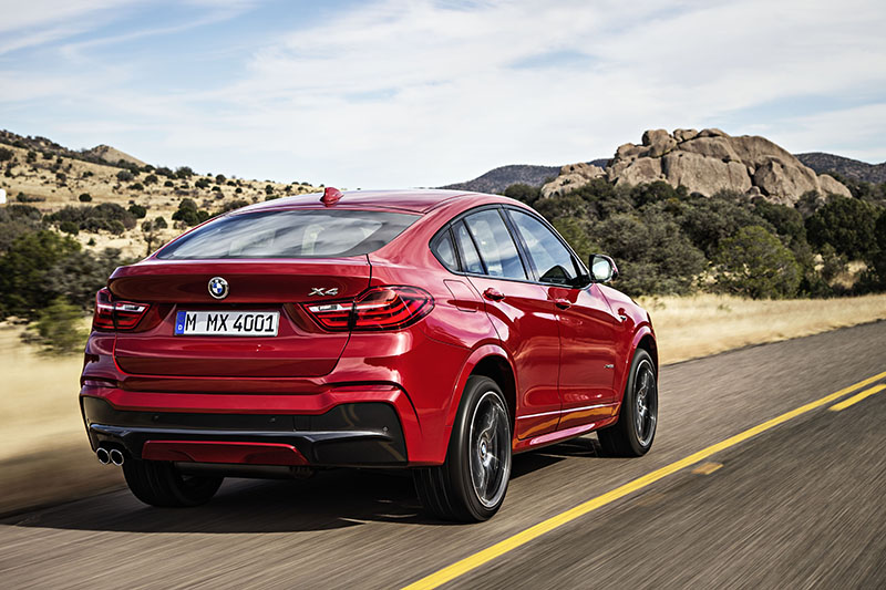 BWM總代理汎德即日起推出限量100部BMW X4 xDrive20i M Sport,並升級標準配備M款跑車化套件。