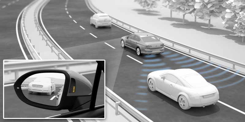 整合車側盲點偵測與倒車側向動態偵測功能,Side Assist Plus安全輔助系統獲評審肯定,摘下「自動駕駛與安全」桂冠。