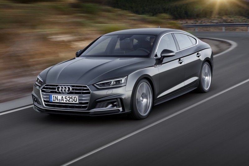 全新世代Audi A5橫掃車壇,德國《Auto Bild》雜誌「Golden Steering Wheel金舵獎」、英國《What Car?》 雜誌「Car of the Year年度風雲車大獎」以及德國權威汽車雜誌 《Zeitung》 雜誌「2016 Auto Trophy – 最佳中型房車」等多項權威大獎,擁有絕美的線條及最具GT跑格的性能,與R8和TT並列為Audi旗下最具跑格的車型,堪稱是全球豪華房車市場上的巔峰之作