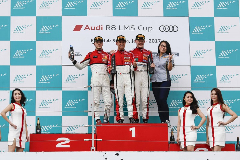 Audi R8 LMS Cup統一規格賽,同一時間於日本最具難度的賽車聖地鈴鹿賽道展開,最終由Absolute車隊的Alessio Picariello暫居總積分第一位。