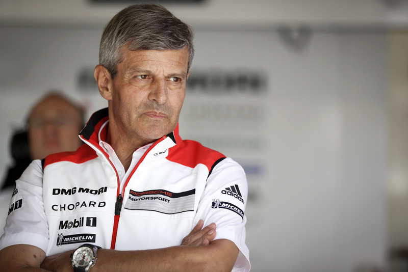 Porsche LMP1副總裁安哲飛(Fritz Enzinger)。