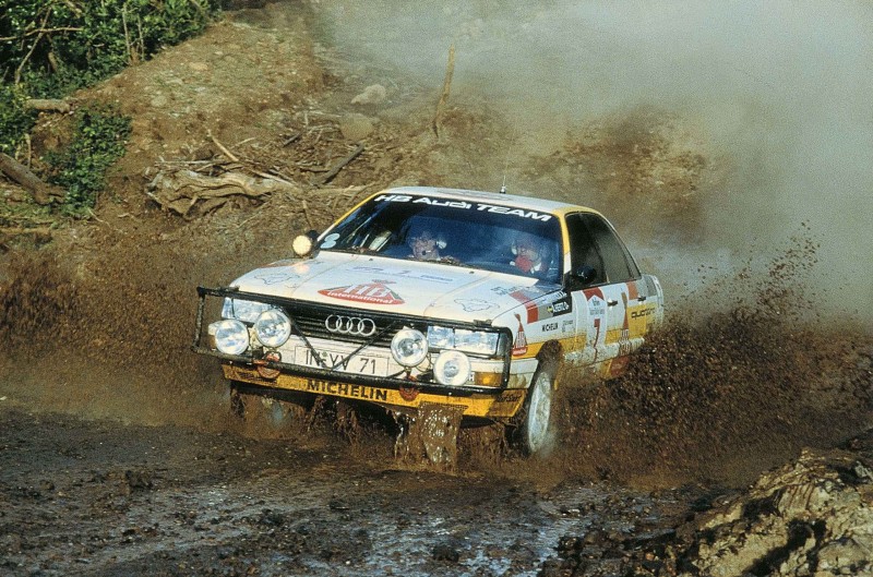 WRC世界拉力錦標賽本身多變又艱險的賽道,成為證明Audi Sport當家科技—quattro智慧型恆時四輪傳動性統強大抓地力的鐵證。
