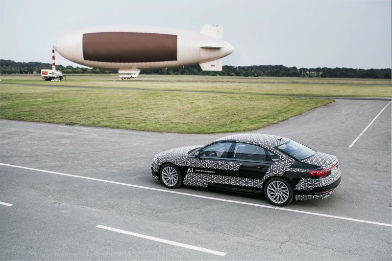 領先其他豪華品牌,AUDI AG 正式宣布具體實現Level 3 自動駕駛技術於量產車型上,創新Audi AI traffic jam pilot 塞車自動駕駛系統將率先搭載至品牌旗艦全新世代Audi A8 上。