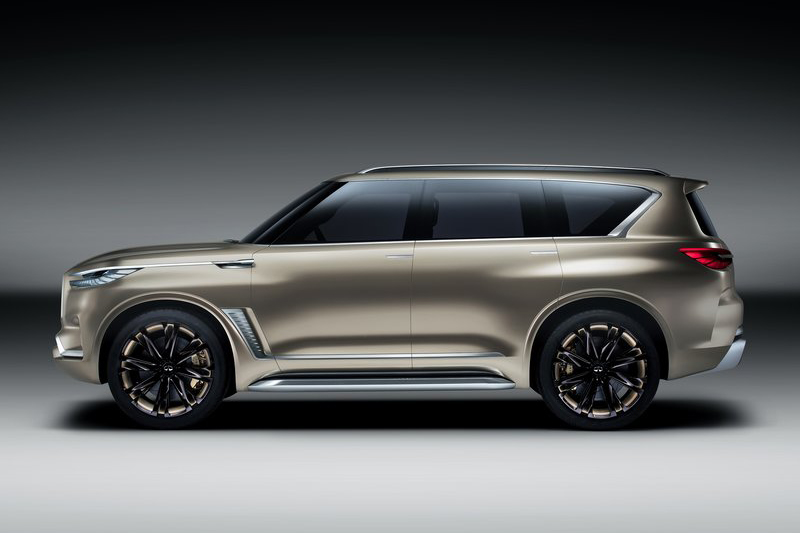 QX80 Monograph Concept基本上擁有全新QX80的輪廓,只不過細節會更現實些不致如此「科幻」。