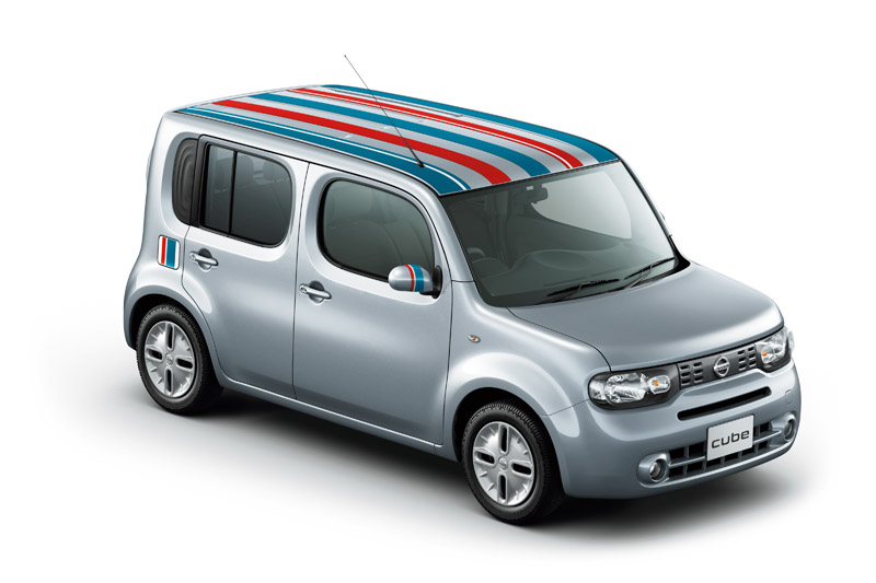 五彩繽紛 台灣始終無緣 Nissan Cube Deco Cube個性彩繪車貼 限量發售 Carture 車勢文化