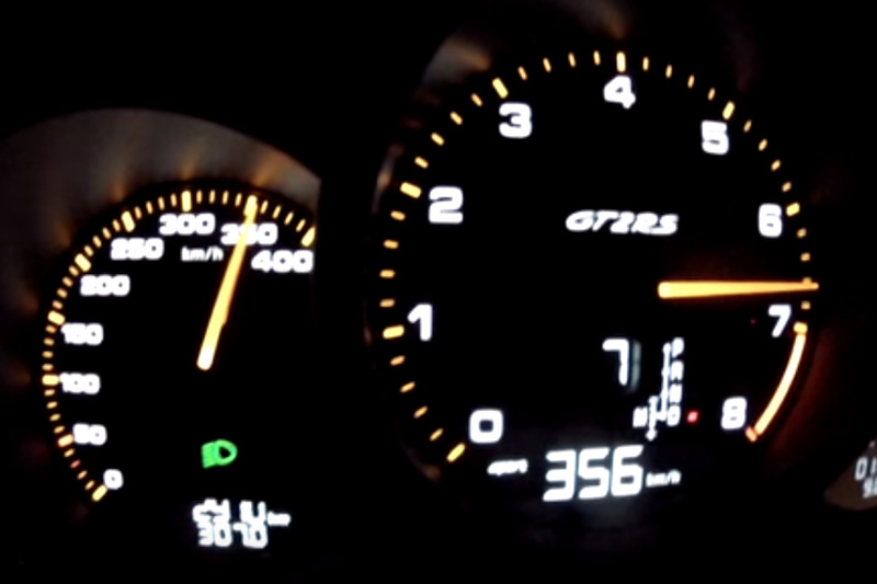  絕不灌水！Porsche 911 GT2 RS錶速356km/h〈實測342km/h〉達成！〈內有影片〉 