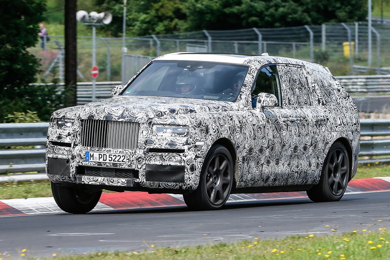 圖為Rolls-Royce 2018年推出之SUV測試車