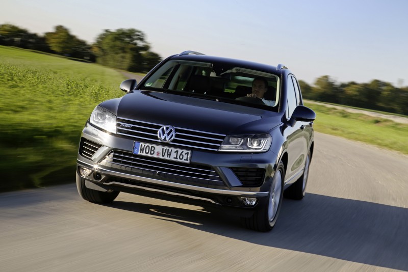 現行Touareg已有Hybrid車型,但台灣目前已暫停Touareg導入