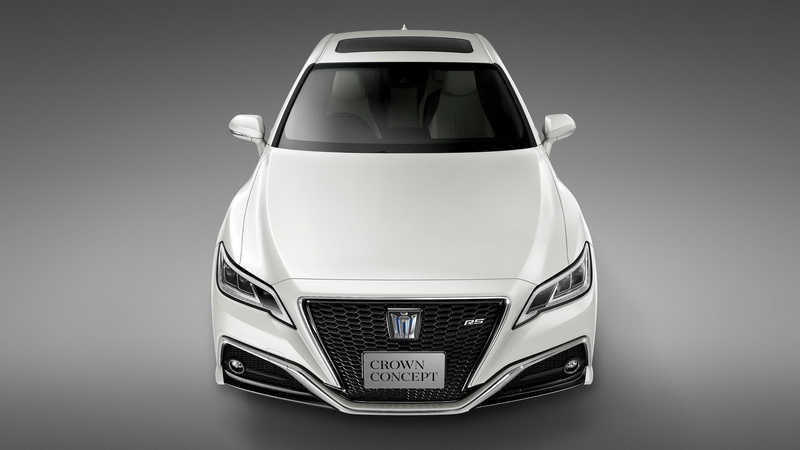 Toyota於2017年東京車展展出之Crown Concept