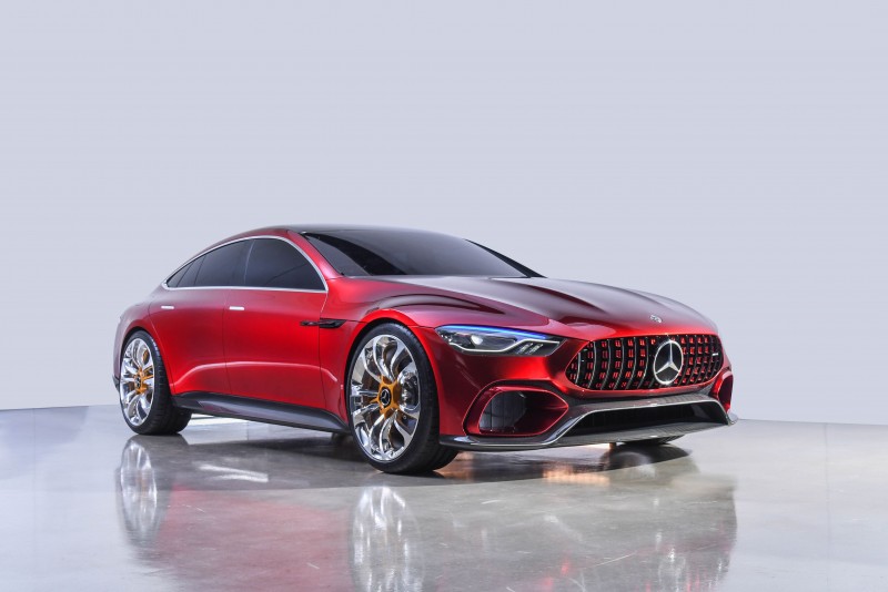  【2018台北車展】Mercedes-AMG GT Concept偷跑先亮相 新世代四門跑車雛形預覽 