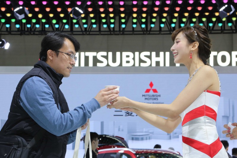 2018慶新年 MITSUBISHI名模下午茶 請車迷喝咖啡