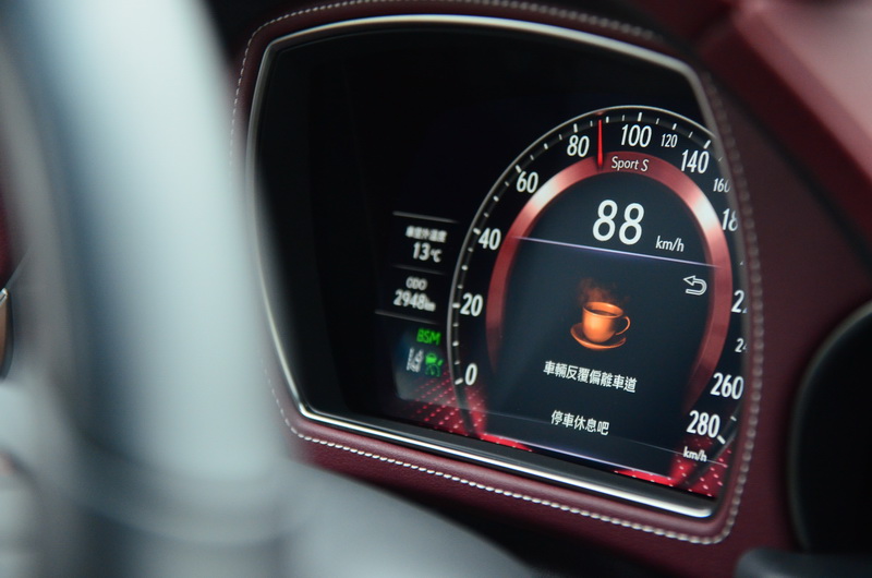 LS僅只有車道偏離提醒而未能將車輛帶回原有線路之功能