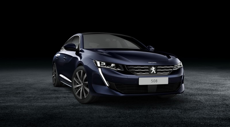 法國國旗色三車型同步曝光!藍色為常規全新Peugeot 508