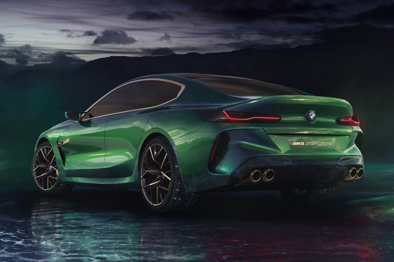 M8 Gran Coupe Concept擁有更加飽滿凶狠的視覺扮相。