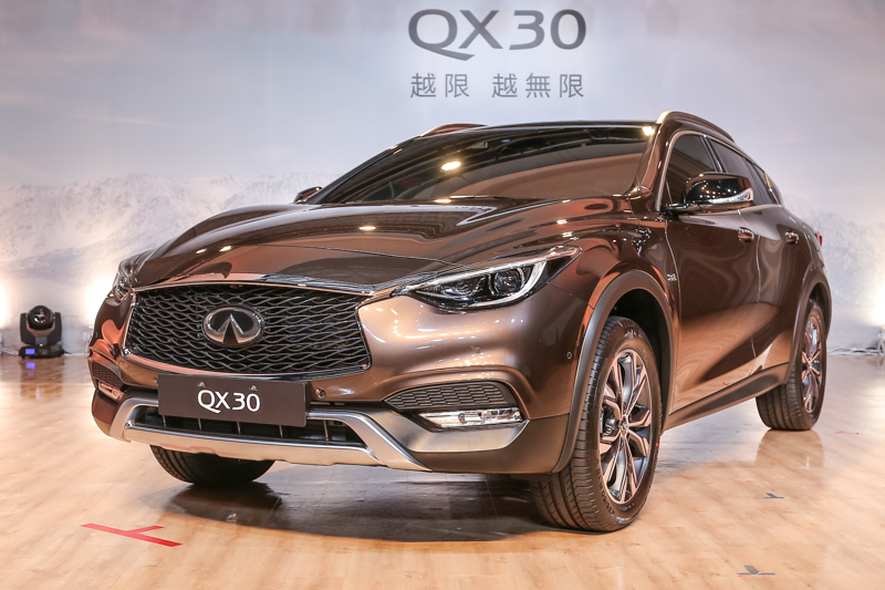 QX30延續Q30廣受好評的美學語彙,並注入更多Outdoor元素。