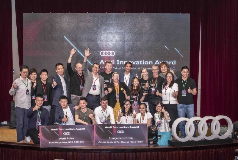 首屆Audi Innovation award 今天在COMPUTEX 完美落幕!匯集了來自全台14家新創團隊ㄧ同角逐至德國Audi總部合作機會。
